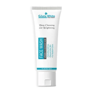 gluta white face wash